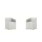 Manhattan Comfort Anna Round Faux Leather Dining Chair in Light Stone Grey - Set of 2 2-DC059AR-ST - alternate 1